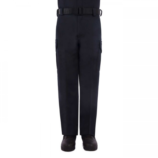 MEN'S POLYESTER EXTERNAL CARGO POCKET PANT/DARK NAVY