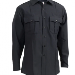 MEN'S LS TEXTROP2 POLYESTER BUTTON DOWN SHIRT/MEDIUM BLUE
