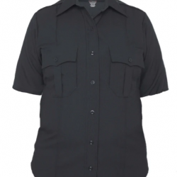 WOMEN'S SS TEXTROP2 POLYESTER BUTTON DOWN SHIRT/MEDIUM BLUE
