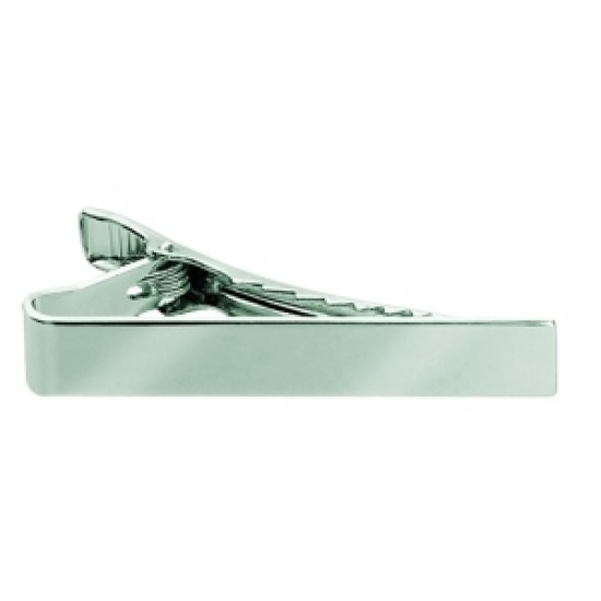 TIE BAR/PLAIN SILVER